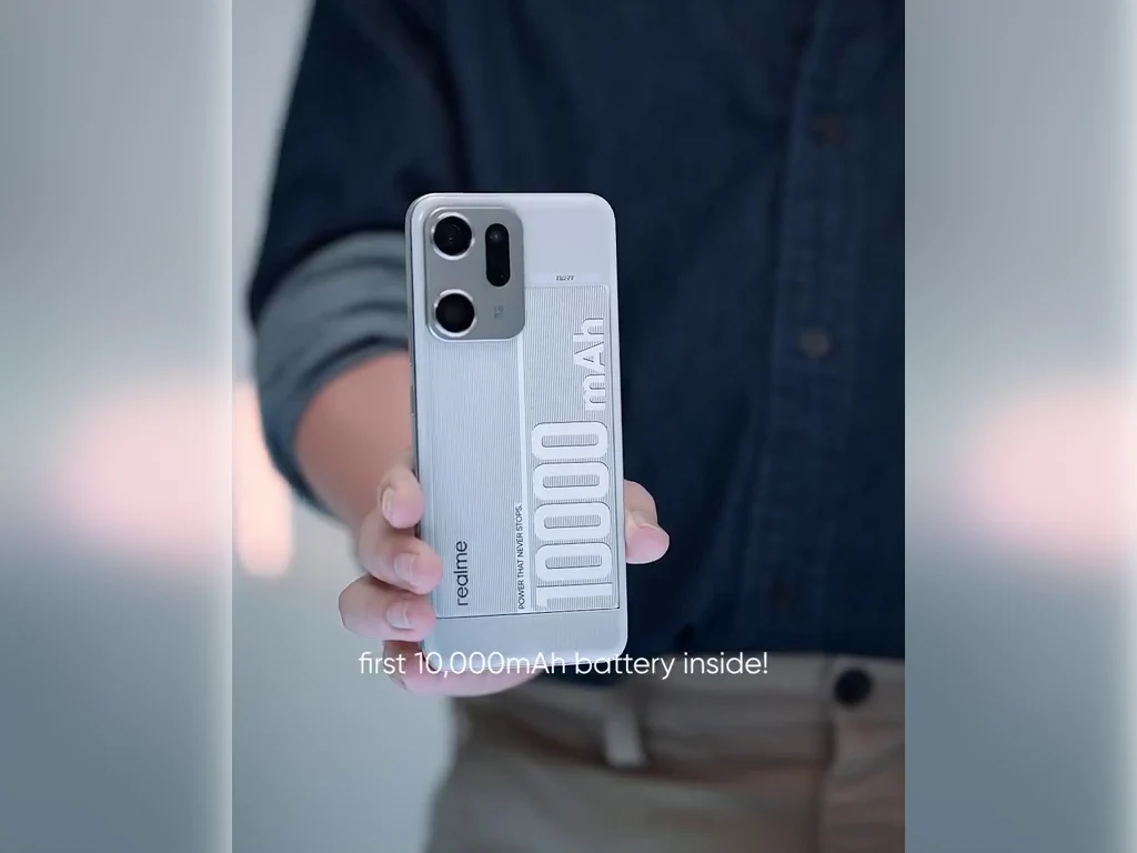Realme Unveils Concept Phone with 10,000 mAh Battery
