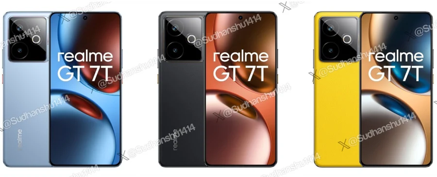 Realme GT 7T Specs and Renders Leaked Before Launch