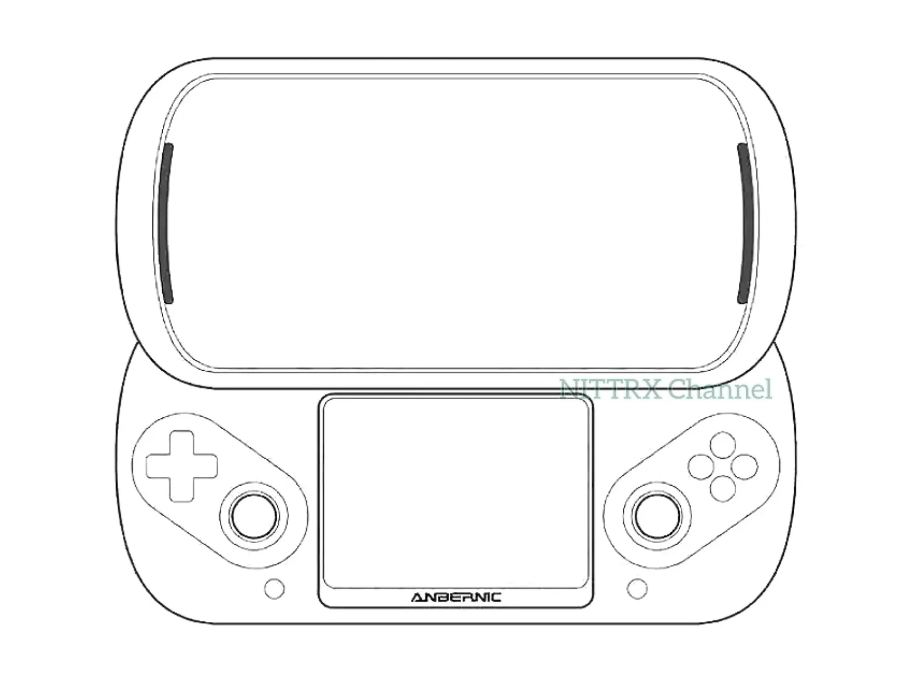 Anbernic Slide: Unique Handheld Merges PSP Go and Nintendo 3DS Design