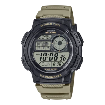 Casio Unveils AE-1000W Watches with Multiple Time Zone Features