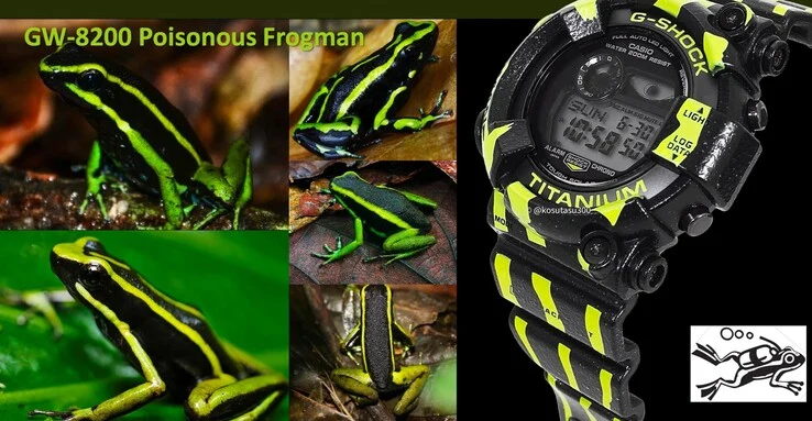 New Leak: Casio Frogman GW-8200 Poison Dart Watch Revealed