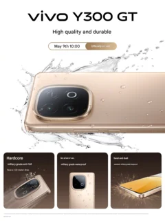 Vivo Y300 GT: New Mid-Range Phone with 7,620 mAh Battery