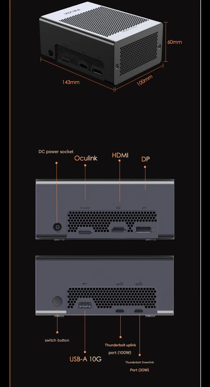 FEVM Unveils New eGPU with Thunderbolt 5 and RTX 4090 Laptop Support