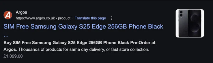 Samsung Galaxy S25 Edge Launch Price Leaked Just Before Release