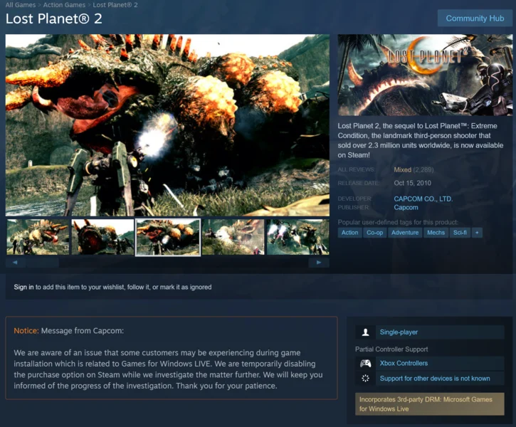 Capcom Removes Games for Windows Live from Street Fighter X Tekken