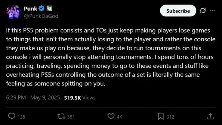 PS5 Overheating and Controller Issues Impact Evo Japan Tournament