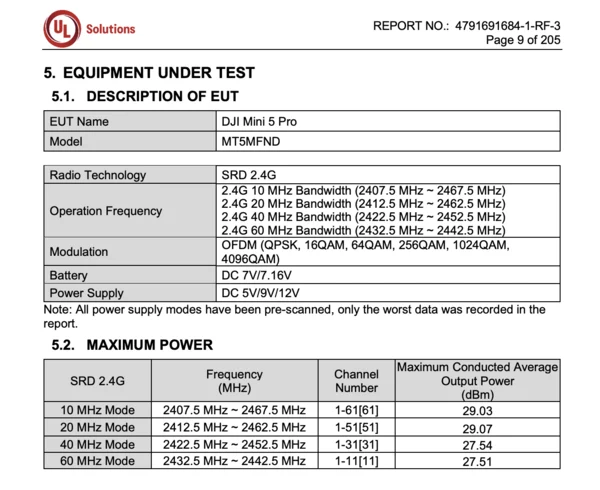 DJI Mini 5 Pro: Lightweight Drone with Impressive Battery Life