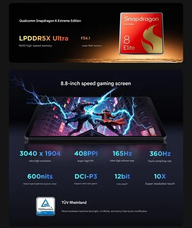 Lenovo Legion Y700 Gaming Tablet Launches with Snapdragon 8 Elite