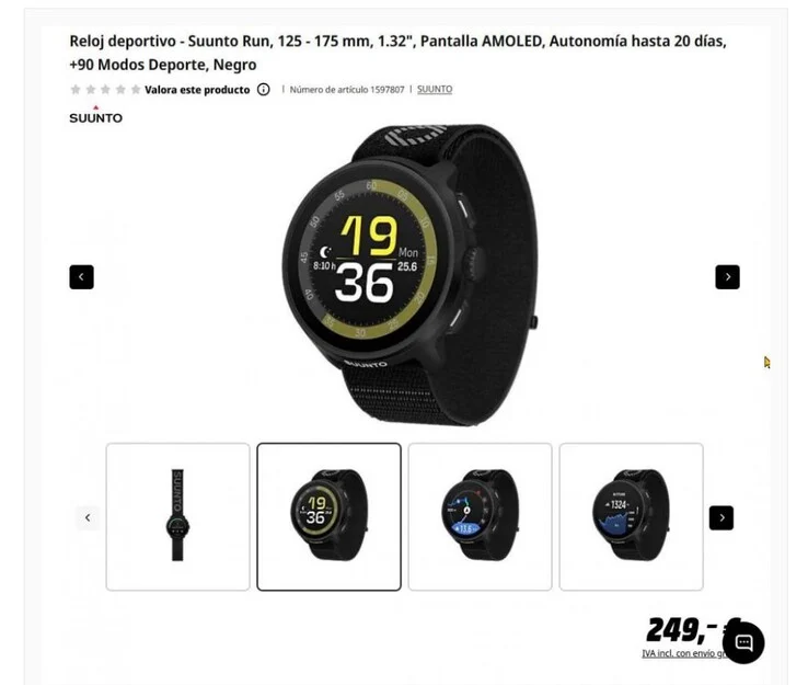 New Suunto Run Smartwatch Leak Shows Lower Price Reveal
