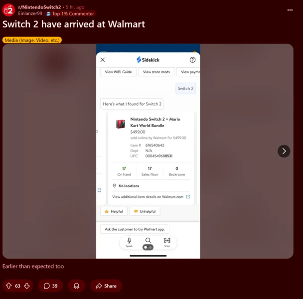 Walmart Switch 2 Release Date: Low Stock Could Cancel Pre-Orders