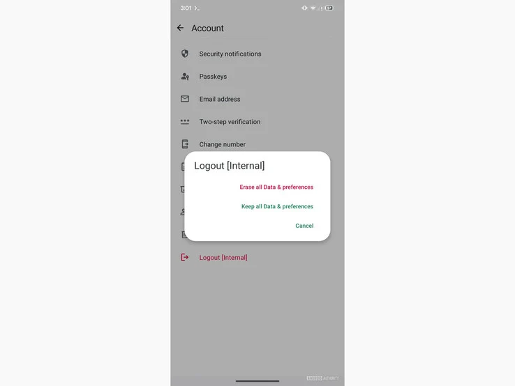 WhatsApp Introduces Logout Feature Without Data Deletion