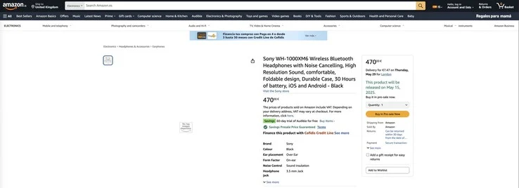 Sony WH-1000XM6 Specs and Pricing Leaked Before May Launch