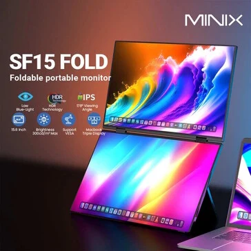 SF15 Fold: Boost Productivity with Portable Dual-Screen Monitor