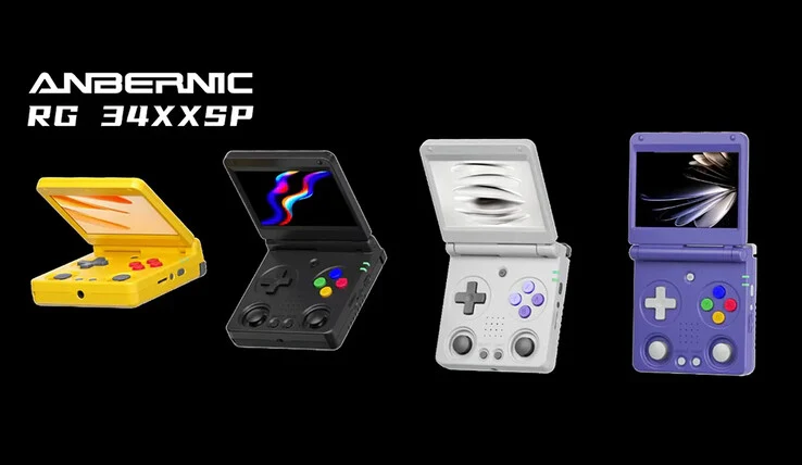 Anbernic RG34XX SP Design Leak: GBA SP Inspired Lookalike