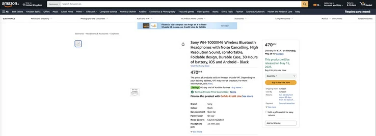 Sony WH-1000XM6 and Xperia 1 VII Specs and Pricing Leaked