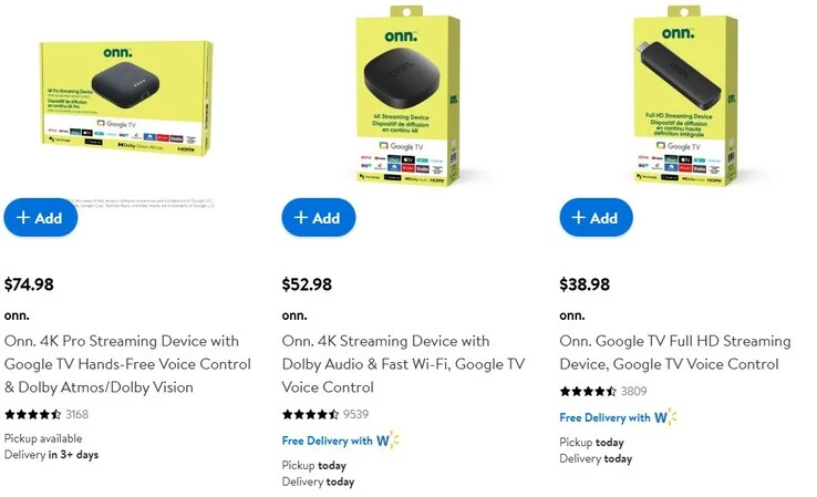Walmart's Onn 4K and Pro Streaming Boxes Launch Internationally