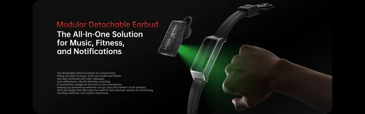 Oukitel WP300: Modular Smartphone with Earbud, Smartwatch, LED Light