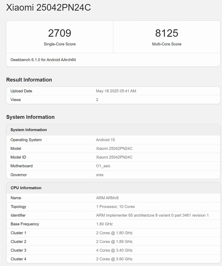 Xiaomi 15S Pro: XRing O1 Chipset Impresses on Geekbench
