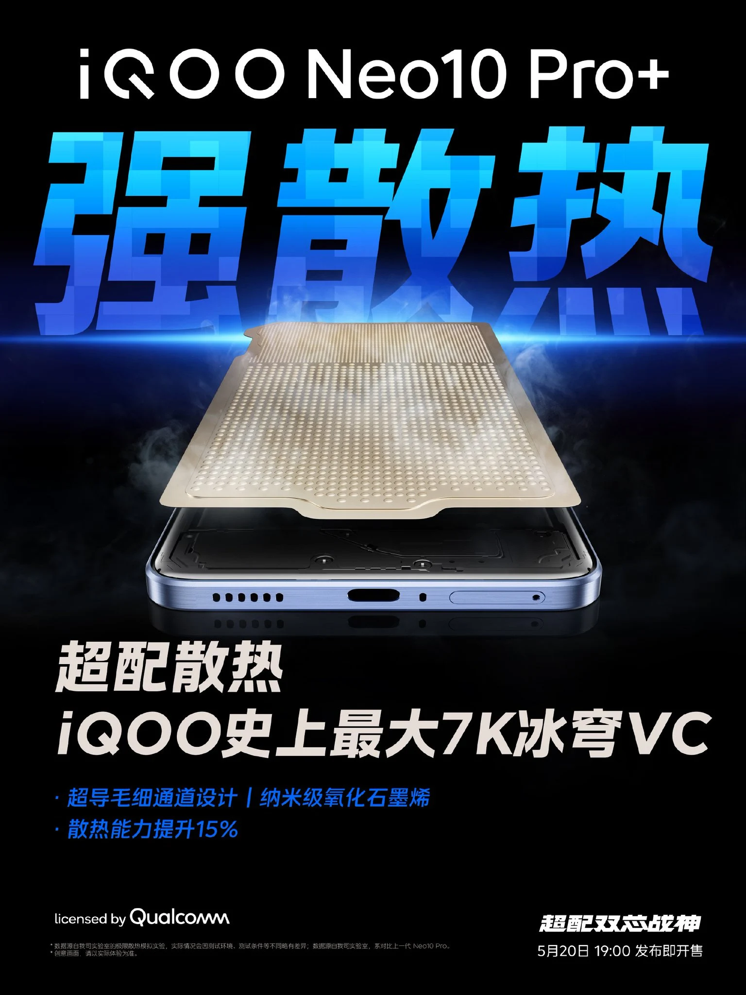 iQOO Neo 10 Pro+ Features Large Heat Dissipation, LPDDR5x RAM & More