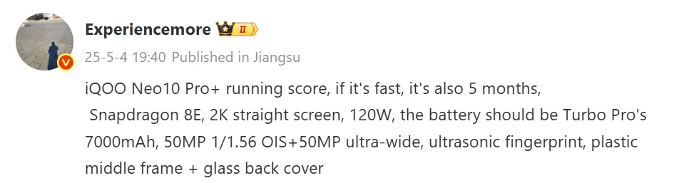 iQOO Neo 10 Pro+ Launching Soon: 7,000mAh Battery, Dual 50MP Cameras