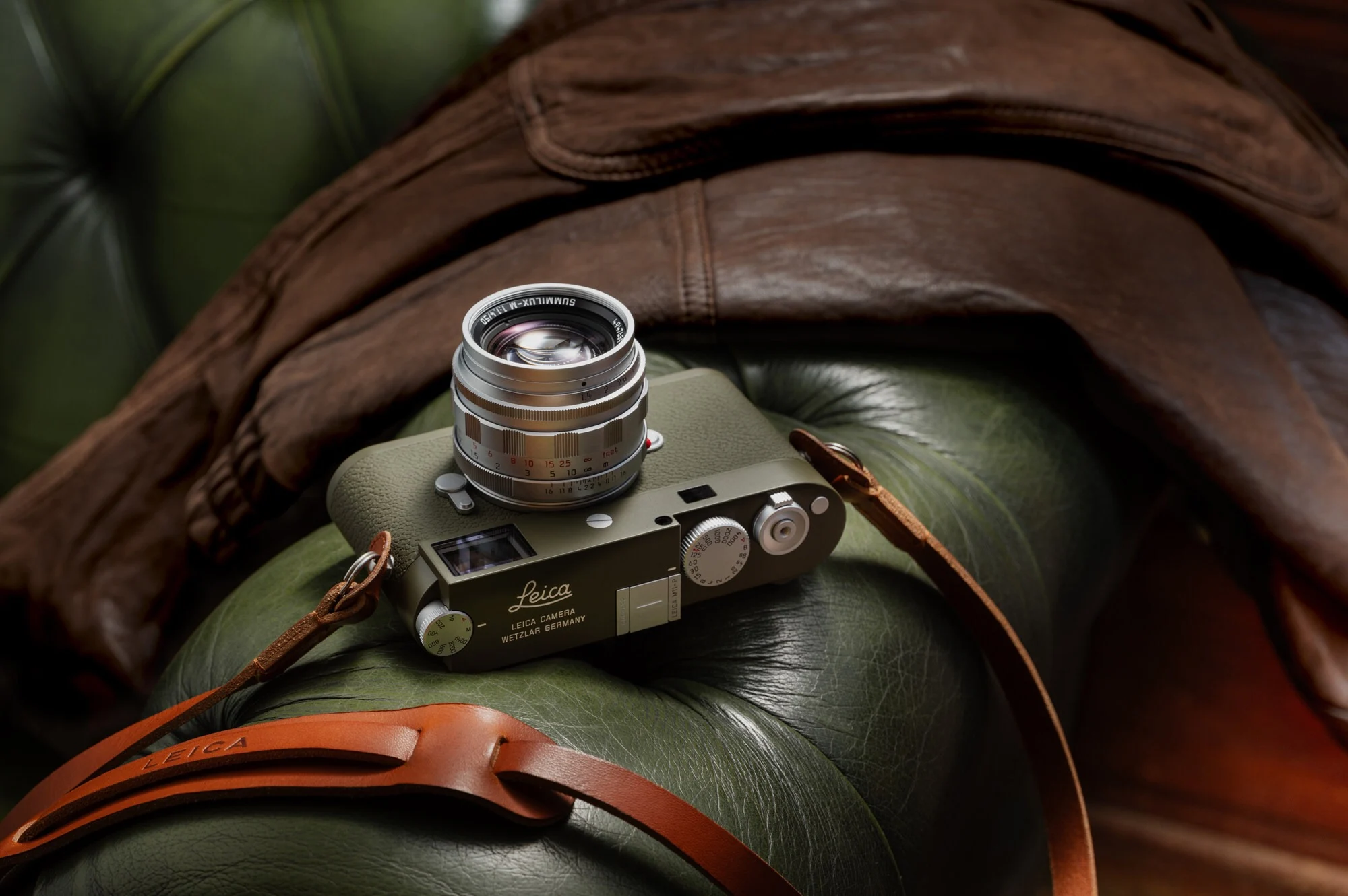 Leica M11-P Safari: Olive-Green Full-Frame Rangefinder Camera