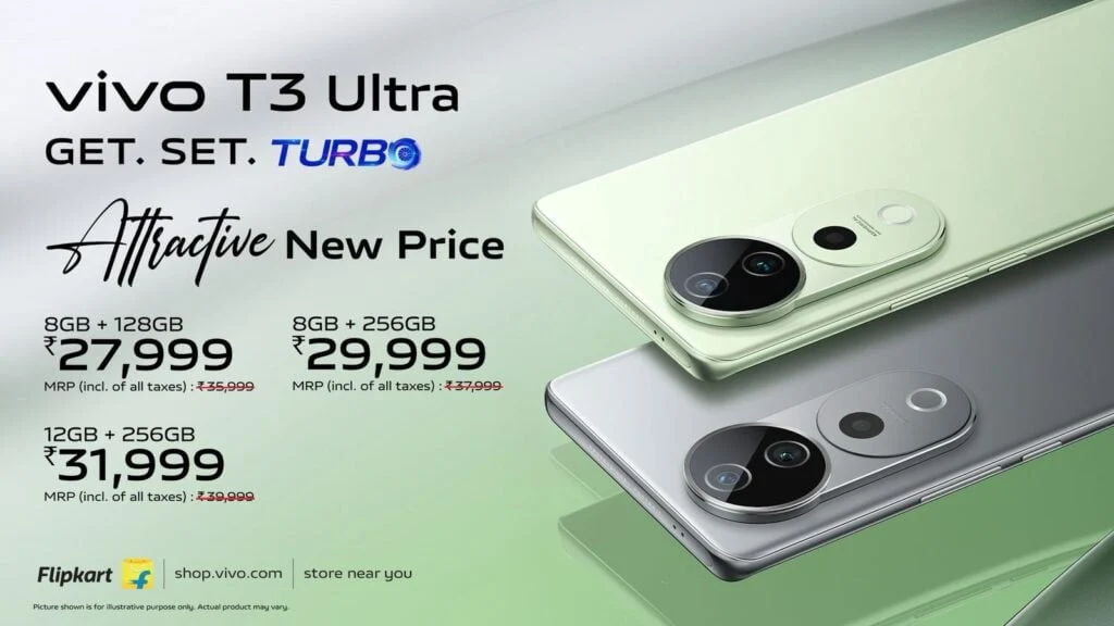 Vivo T3 Ultra Now Available with Rs 2,000 Price Cut