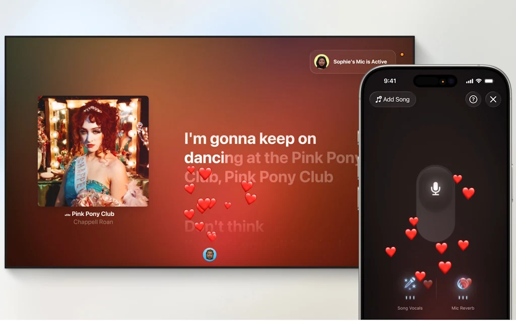 Apple tvOS 26 Transforms Apple TVs into Karaoke Machines