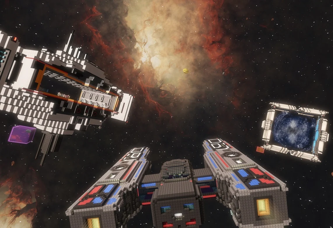 New Open-World Survival Game: Space Minecraft with Pirates