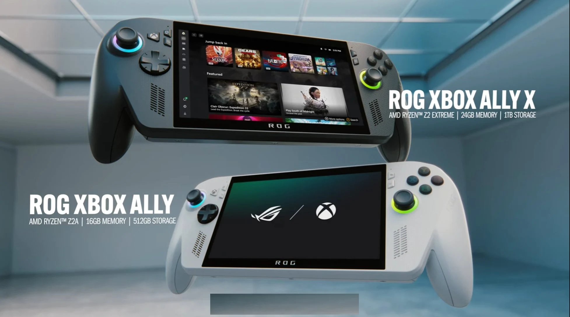 Microsoft Unveils Two New Xbox Handheld Consoles