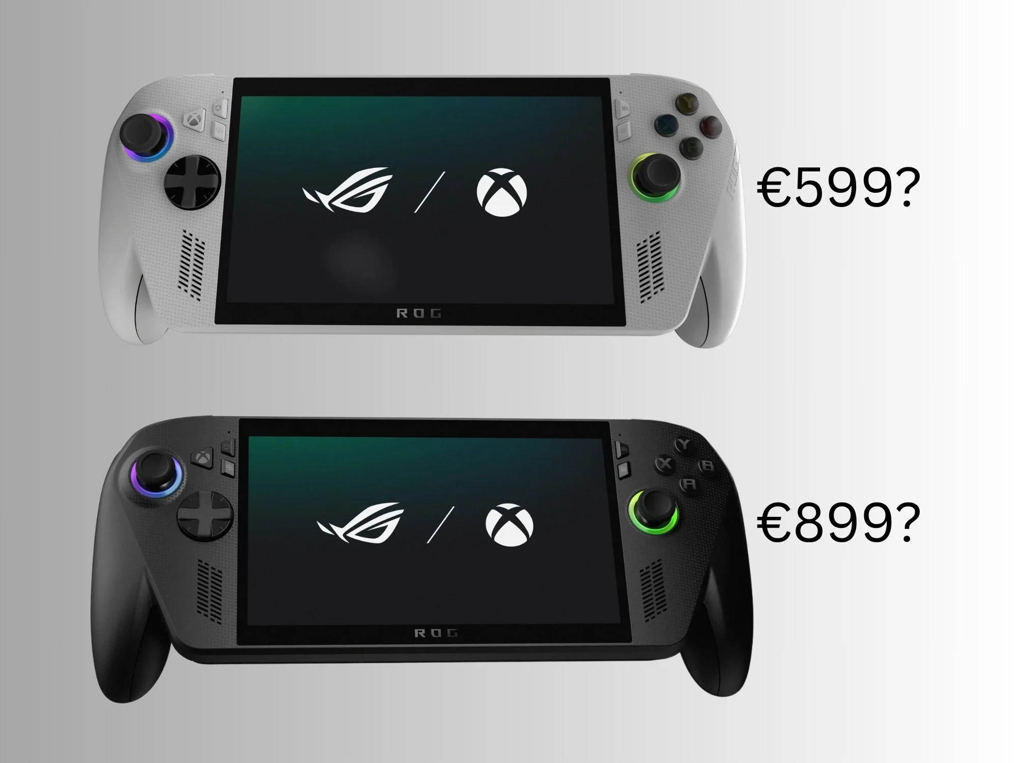 New Xbox Handheld Prices Leak: €599/€899 for ROG Ally Models