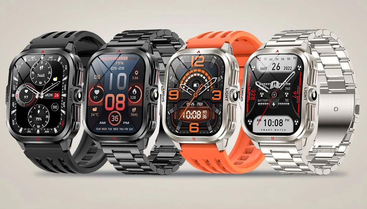 Rogbid Titan S Rugged Watch: Curved Screen & Military Durability