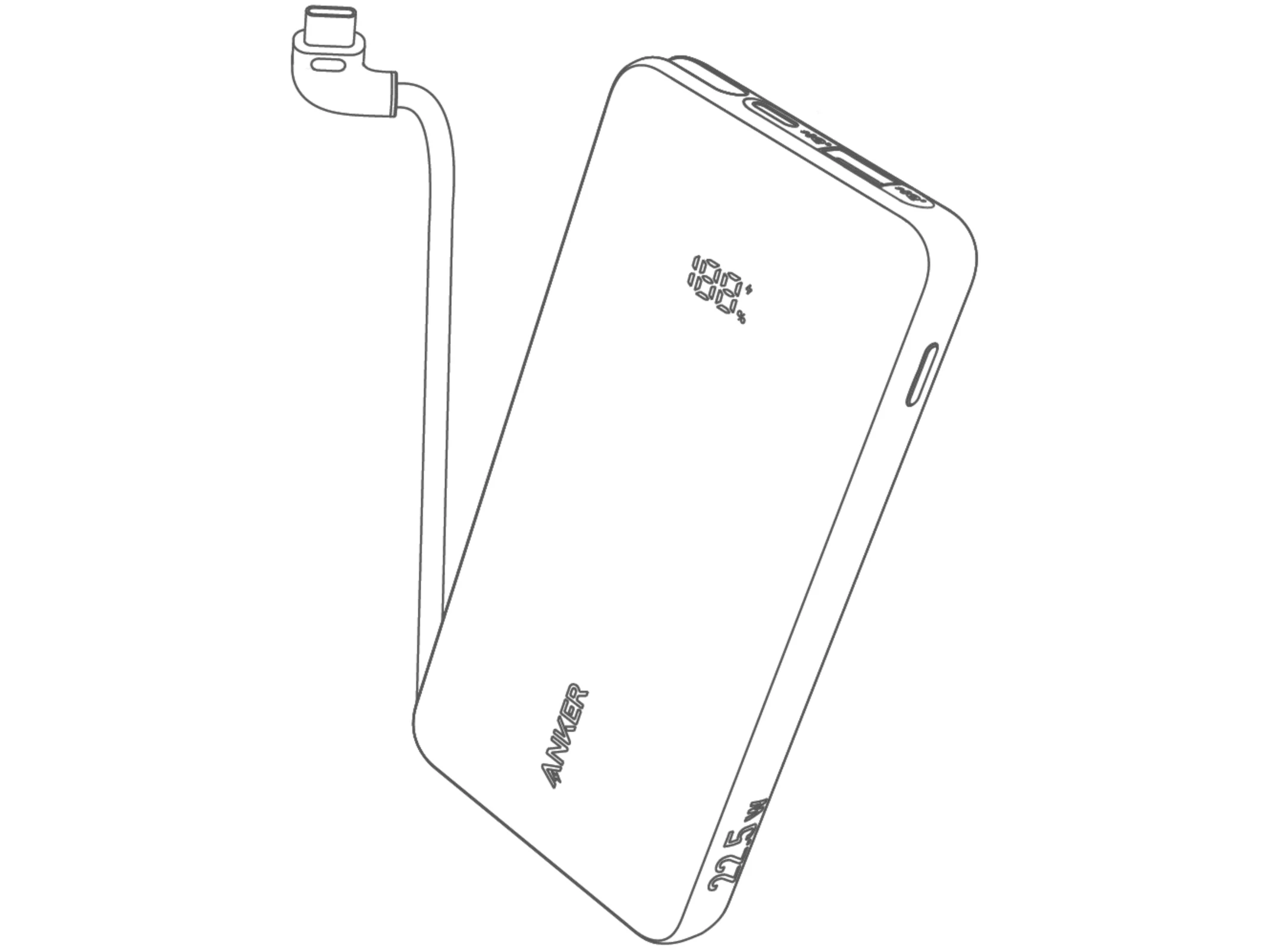 New Anker 10K Power Bank with Built-in USB-C Cable Launches