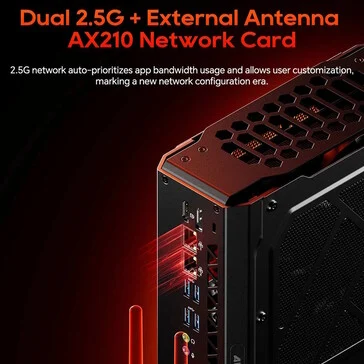 Gaming Mini PC with AMD Radeon RX GPU and 64GB RAM