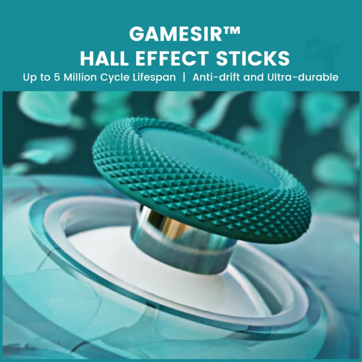 GameSir T7 Pro Floral Wired Gaming Controller with Hall Effect Joysticks