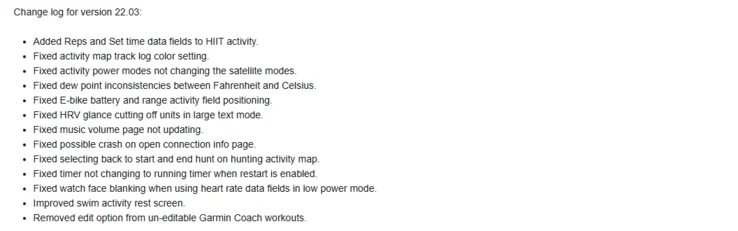 Garmin Smartwatches Beta Update: New Workout Metrics Added