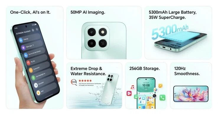 Honor X6c Launch: Affordable Smartphone with Helio G81 & 120Hz Display