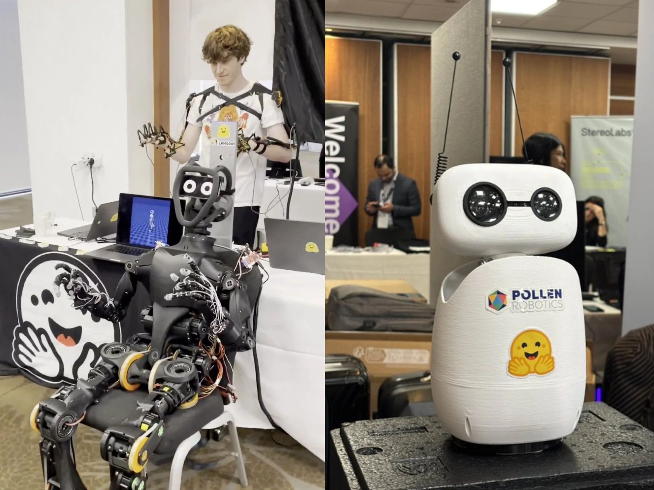 Affordable Humanoid and Desktop Robots from Hugging Face