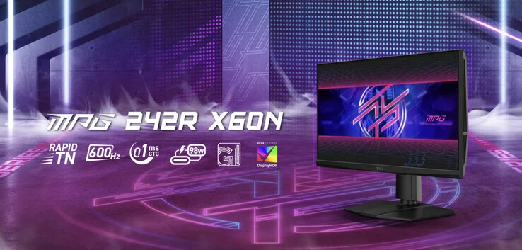 MSI Unveils 600 Hz Gaming Monitor MPG 242R X60N Ahead of Launch