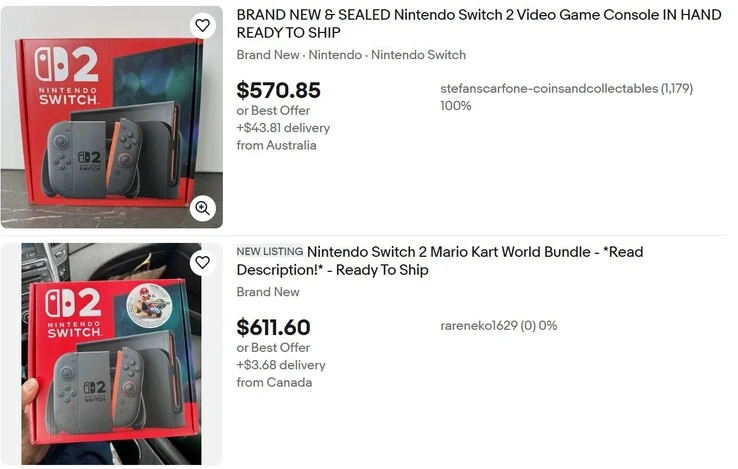 Nintendo Switch 2: Scalpers Exploit High Demand and Low Supply
