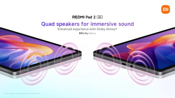Xiaomi Redmi Pad 2 Launch Confirmed for June as Binge Buddy