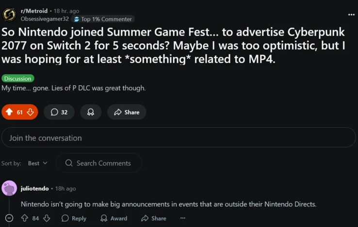 Third-Party Nintendo Switch 2 Games Revealed at Summer Game Fest