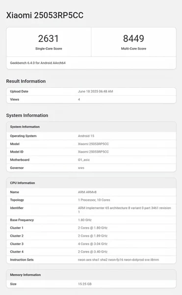 Xiaomi Pad 7S Pro Ranks High on Geekbench with Key Specs