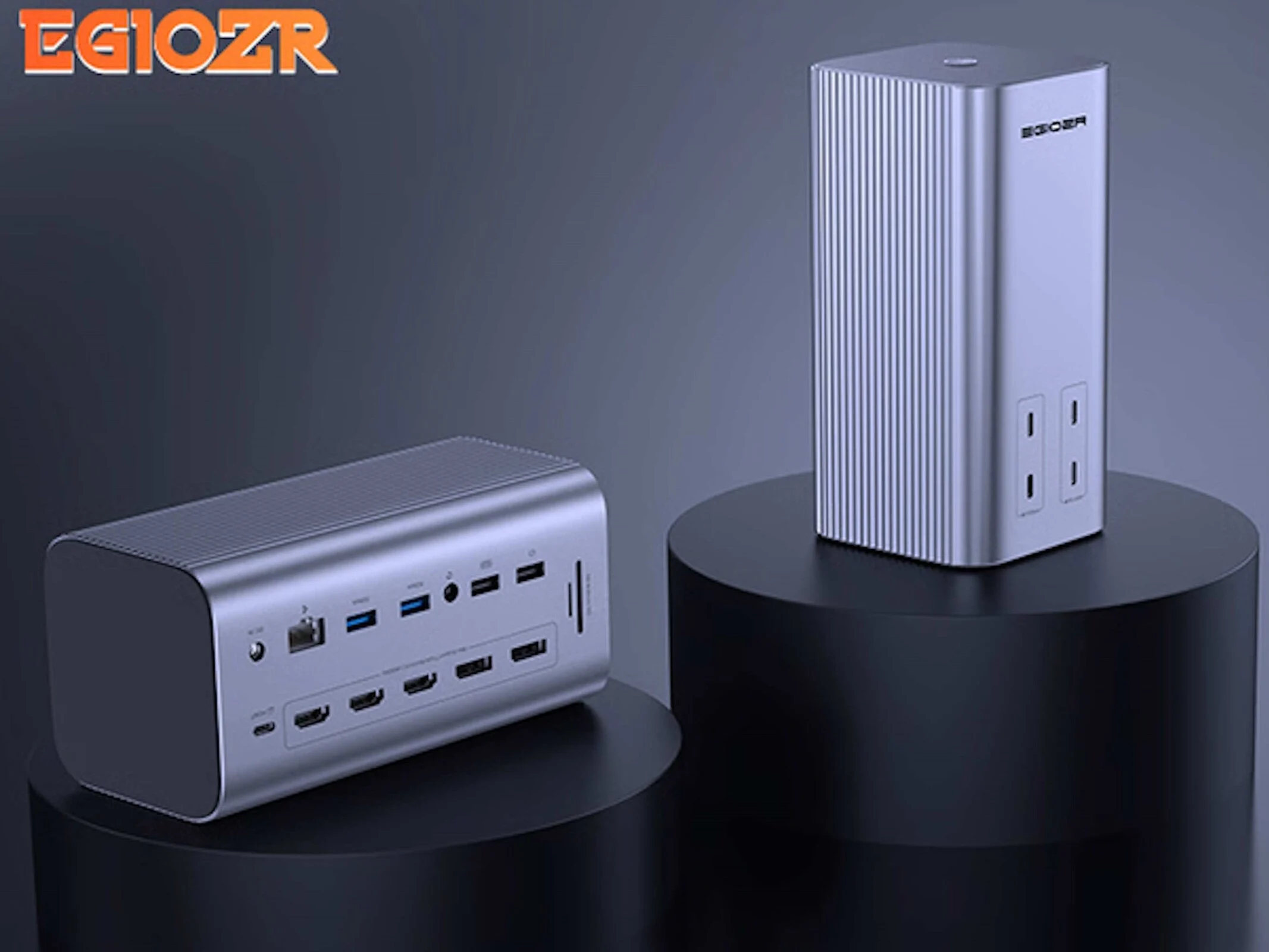 Egiozr Pro Docking Station: Stylish Design, Multiple Ports & Charging