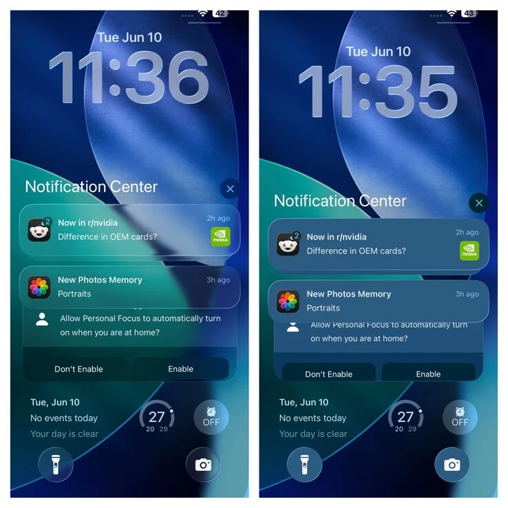 iOS 26 Liquid Glass UI Criticized for Poor Readability Issues