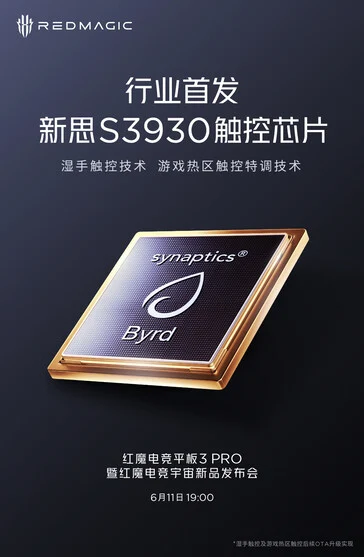 RedMagic Gaming Tablet 3 Pro: 165Hz OLED & Synaptics S3930