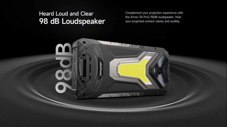 Armor 34 Pro: 6.95-Inch Smartphone with Projector & 16GB RAM