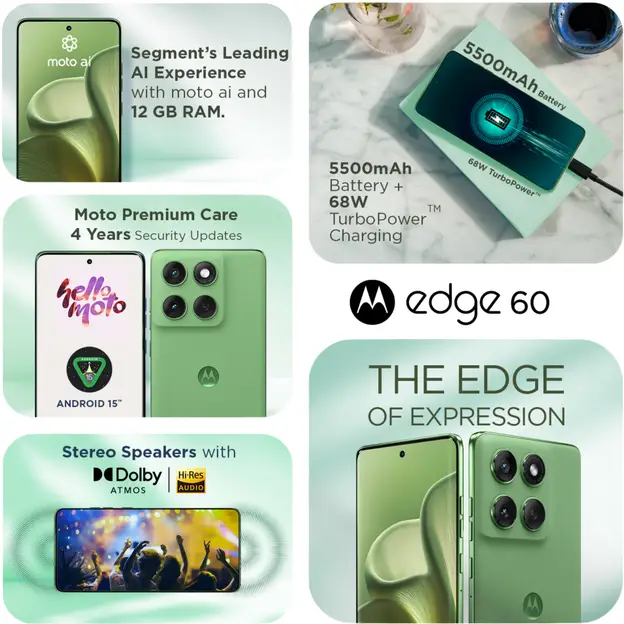 Motorola Edge 60 Launched in India: Specs, Price, and Features