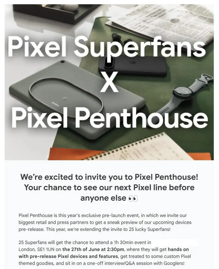 Google Postpones Pixel Superfans Event for Pixel 10 Teaser Reveal