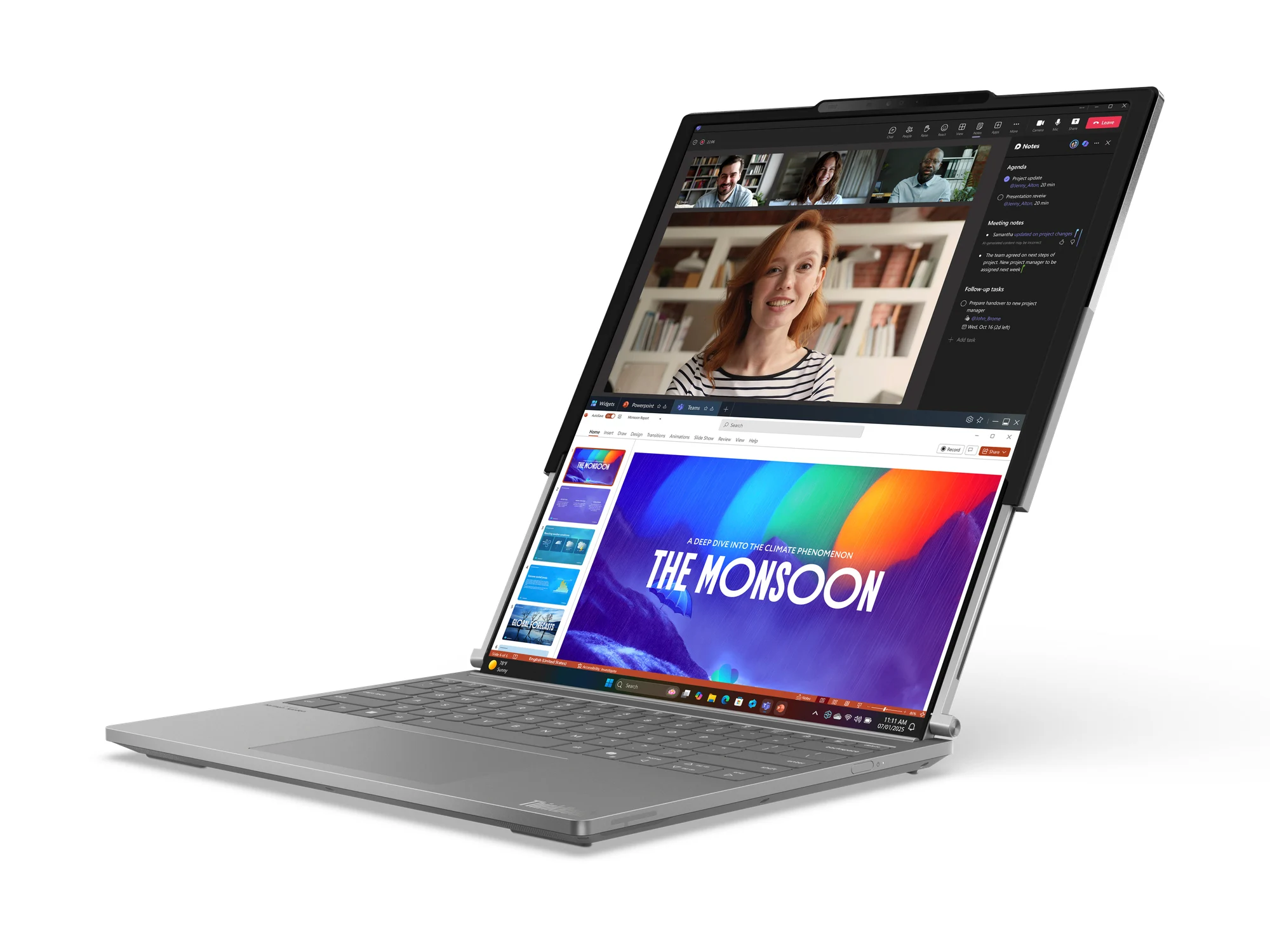 Lenovo Unveils ThinkBook Plus Gen 6: First Rollable Laptop Release