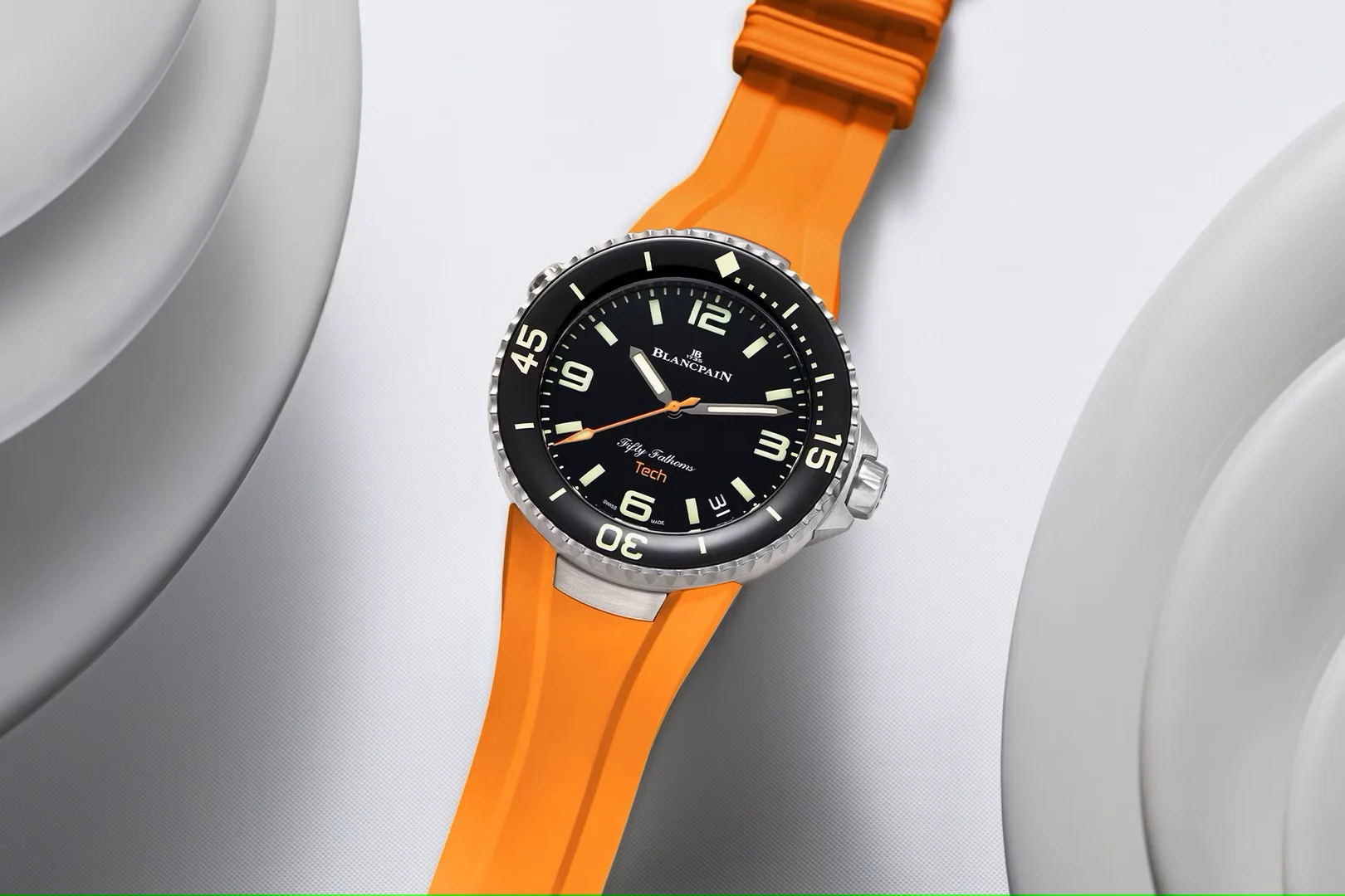 Blancpain Launches New Fifty Fathoms Tech Titanium Dive Watch